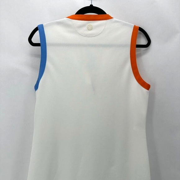 Tory Burch Tory Sport Sleeveless Tunic‎ Dress Size L White Tennis Pickleball NWT - Picture 6 of 11